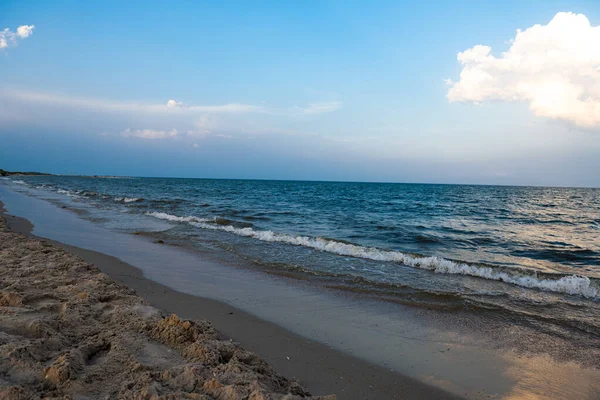 Bellissimo Tramonto Sul Mare — Foto Stock