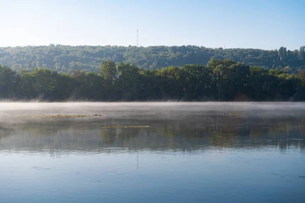 Early Morning Dniester River — Stock Photo, Image