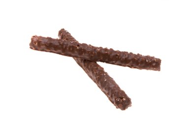 rulo gofret izole üzerinde beyaz arka plan 