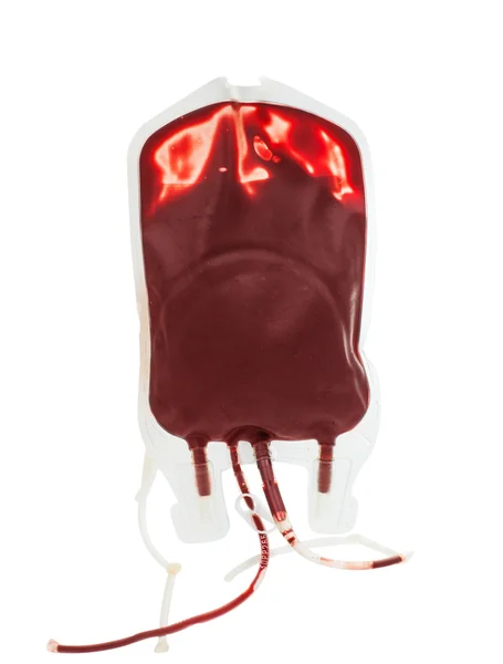 Bag of blood and plasma — Stock Photo, Image