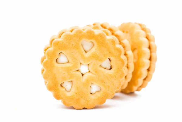 Galletas con crema — Foto de Stock