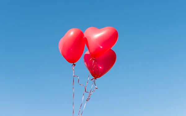Valentine heart balloons — Stock Photo, Image