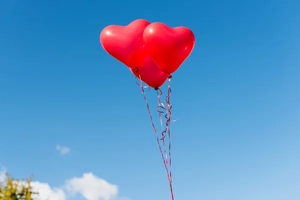 Valentine hjärta ballonger — Stockfoto
