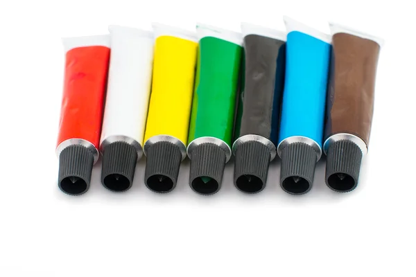 Tubes of paint — Stock Photo, Image