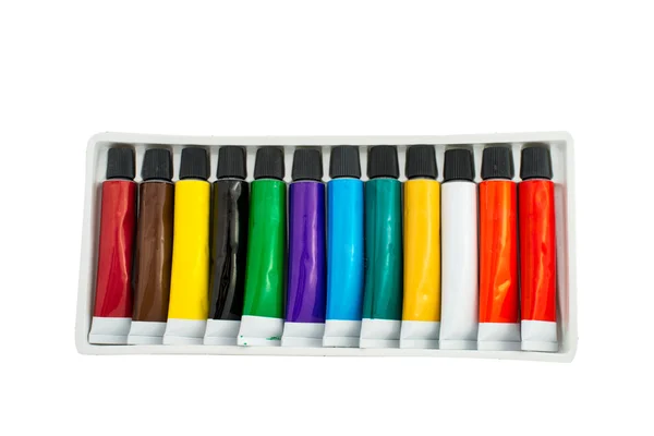 Tubes of paint — Stock Photo, Image