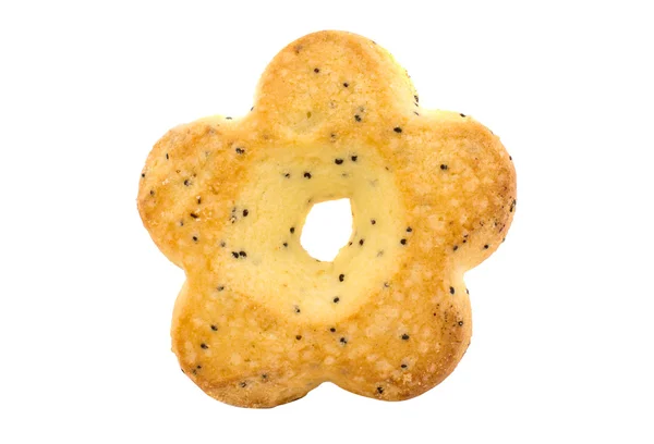 Biscuit with poppy seeds — Stock Photo, Image