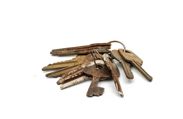 A bunch of old keys — Stock Photo, Image