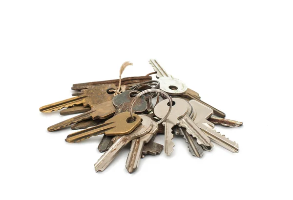 A bunch of old keys — Stock Photo, Image