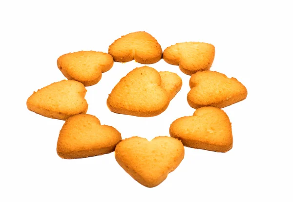 Galletas de corazón —  Fotos de Stock