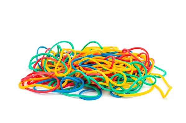 Colorful rubber bands — Stock Photo, Image