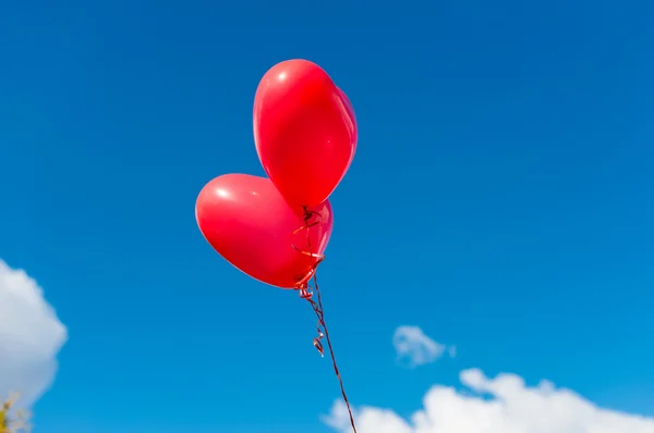 Valentine heart balloons — Stock Photo, Image