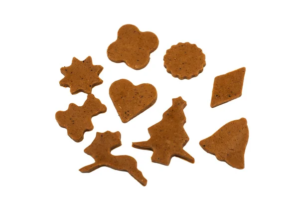 Pepparkaksdeg för jul cookies — Stockfoto