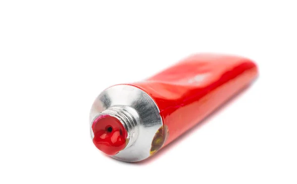 Tube with acrylic paint — Stock Photo, Image