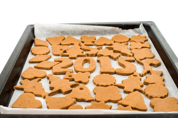 Honningkager dej til jul cookies - Stock-foto