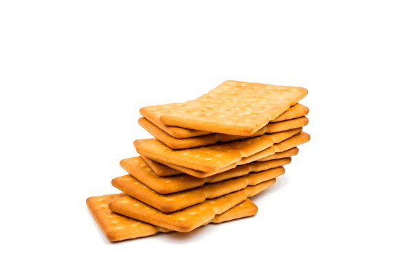 Salty crackers — Stock Photo, Image