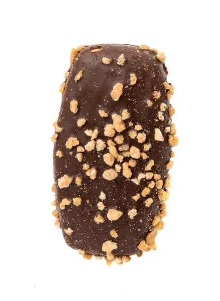 Cookie com esmalte de chocolate — Fotografia de Stock