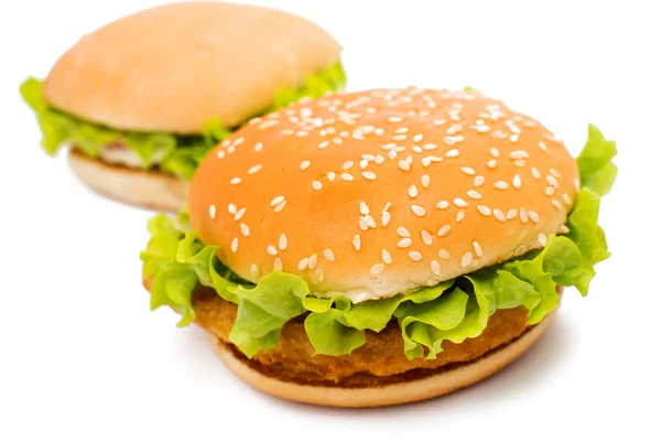 Big hamburgers — Stock Photo, Image