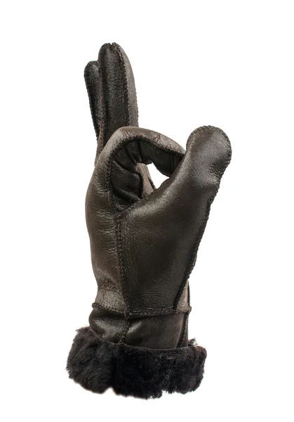 Gloves showing ok sign — Stock Photo, Image
