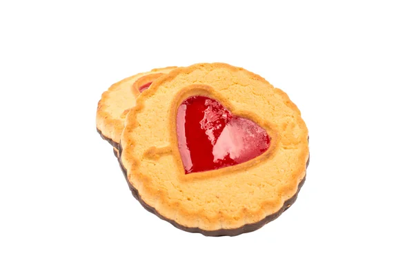 Biscuits with jelly — Stock Photo, Image