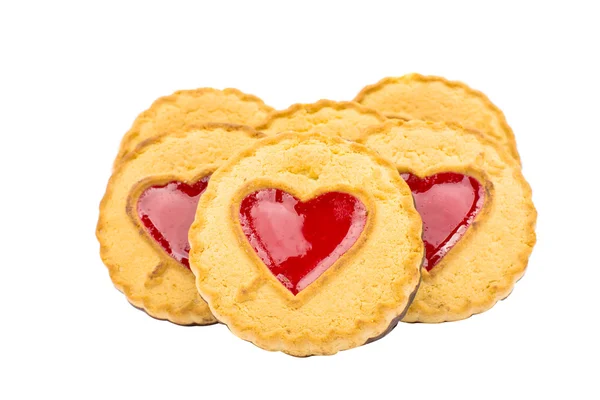 Biscuits with jelly — Stock Photo, Image