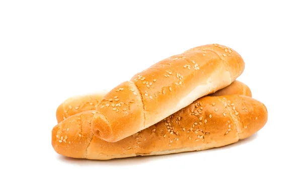 Broodje met sesamzaad — Stockfoto