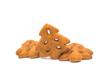 gingerbread Noel ağaçları