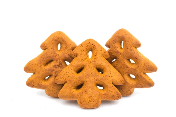 Pepparkakor julgranar — Stockfoto