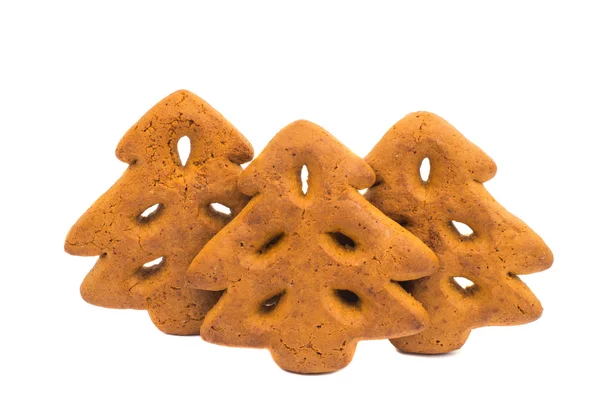 Pepparkakor julgranar — Stockfoto