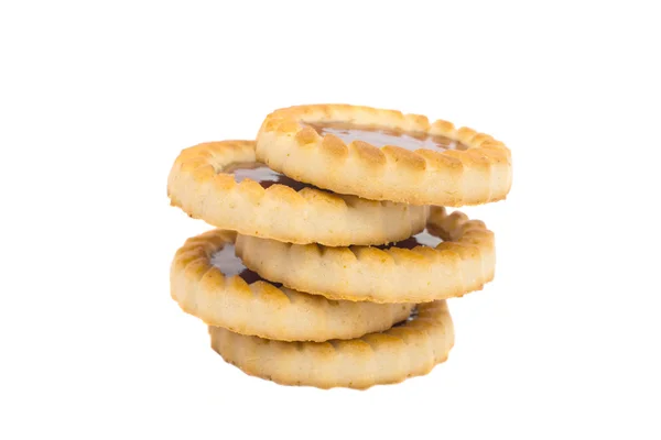 Cookies with jelly — Stock Photo, Image