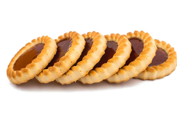 Cookies med gelé — Stockfoto