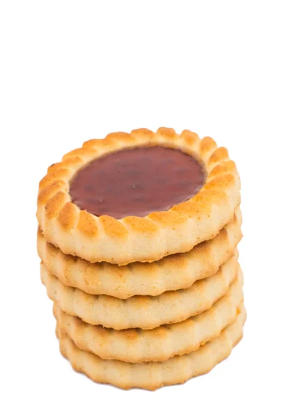 Cookies with jelly — Stock Photo, Image