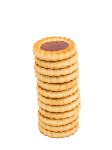 Cookies with jelly — Stock Photo, Image