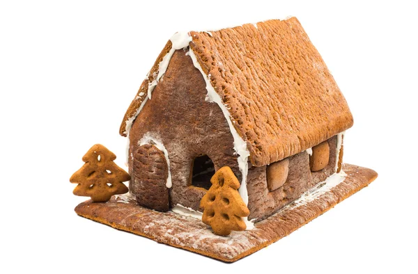 Süßes Weihnachtshaus — Stockfoto