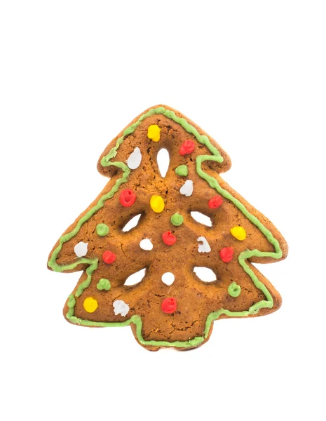 Árbol de Navidad de pan de jengibre — Foto de Stock