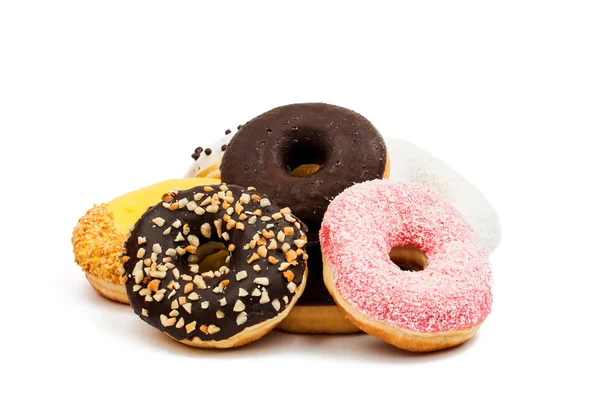 Donuts with  glaze — Stock Photo, Image