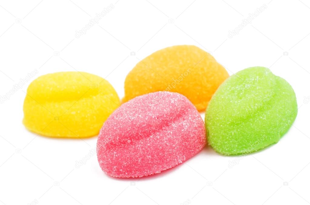 jelly candies with sugar