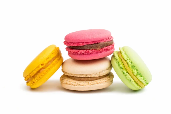 Macarons français colorés et savoureux — Photo