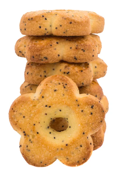 Cookies with a poppy — Stock Photo, Image