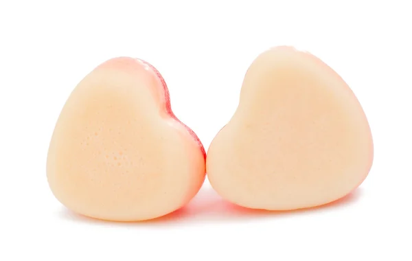 Jelly hearts close up — Stock Photo, Image