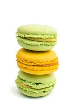 Renkli ve lezzetli Fransız Macarons 