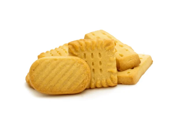 分離されたバター クッキー — ストック写真