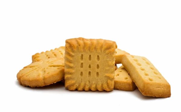 Biscuits au beurre isolés — Photo