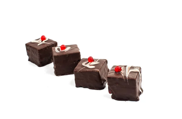 Chocolate deliciosos pasteles —  Fotos de Stock