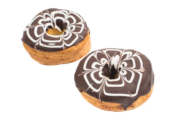 Donuts en glaseado de chocolate —  Fotos de Stock