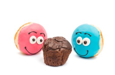 sırlı çörek ve kekler 