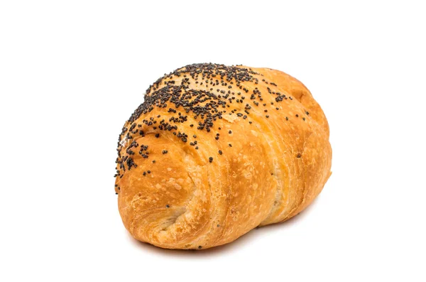 Croissant with poppy seeds — Stock Photo, Image