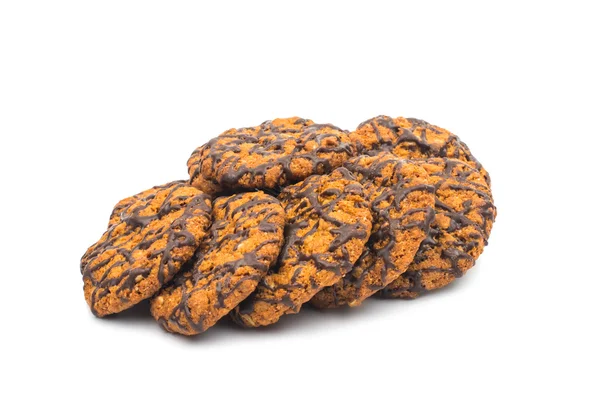 Biscuits aux pépites de chocolat aux arachides — Photo