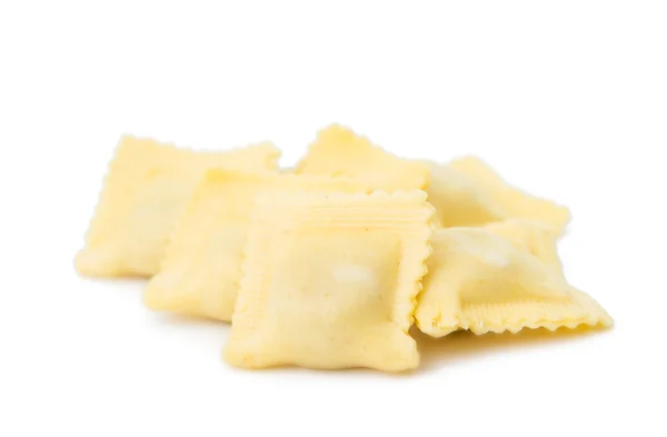 Praças de massas ravioli — Fotografia de Stock