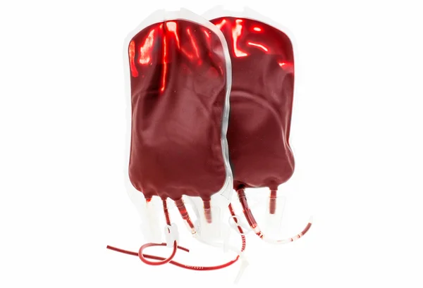 Мешок с кровью и плазмой — стоковое фото