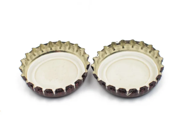 Beer bottle caps — Stock Photo, Image